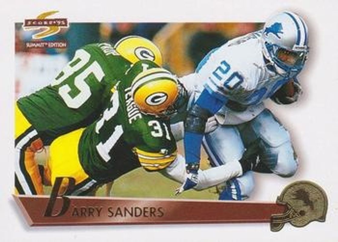 Barry Sanders 1995 Score Summit #110 Base RAW