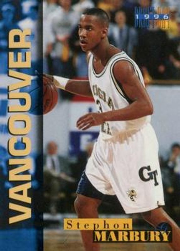 Stephon Marbury 1996 Score Board Draft Day #3A Base Rookie RAW