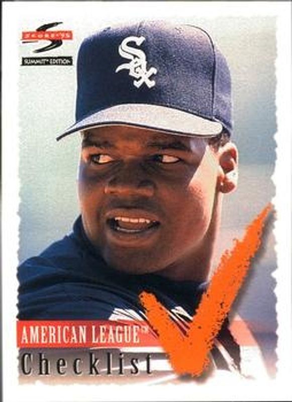 Checklist 1995 Score Summit #194 Base RAW