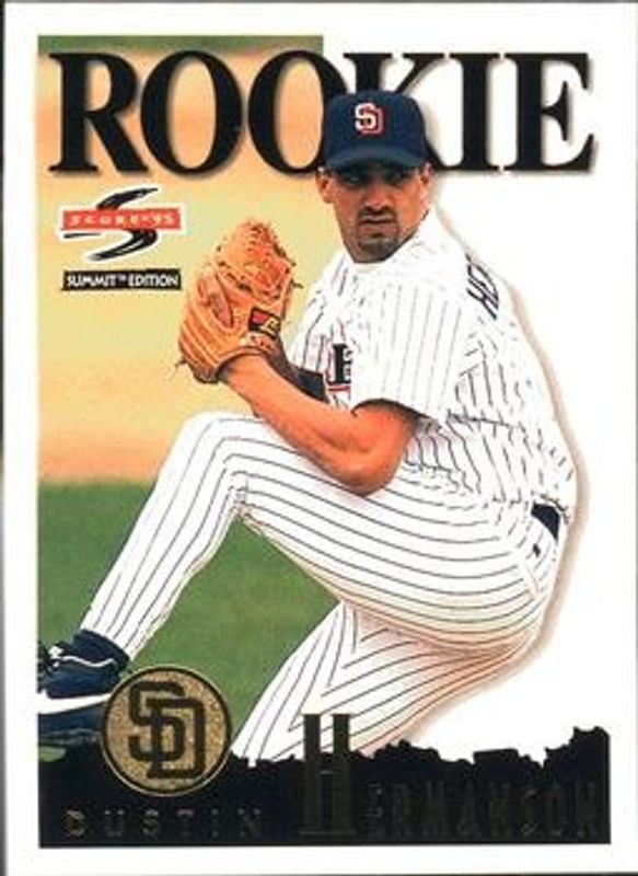 Dustin Hermanson 1995 Score Summit #127 Base Rookie RAW
