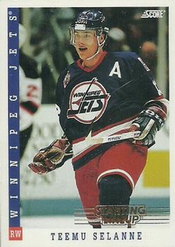 Teemu Selanne 1994 Score Starting Lineup #510133 Base RAW