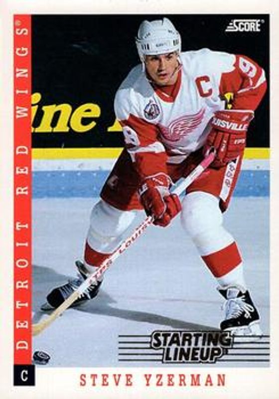 Steve Yzerman 1994 Score Starting Lineup #510088 Base RAW