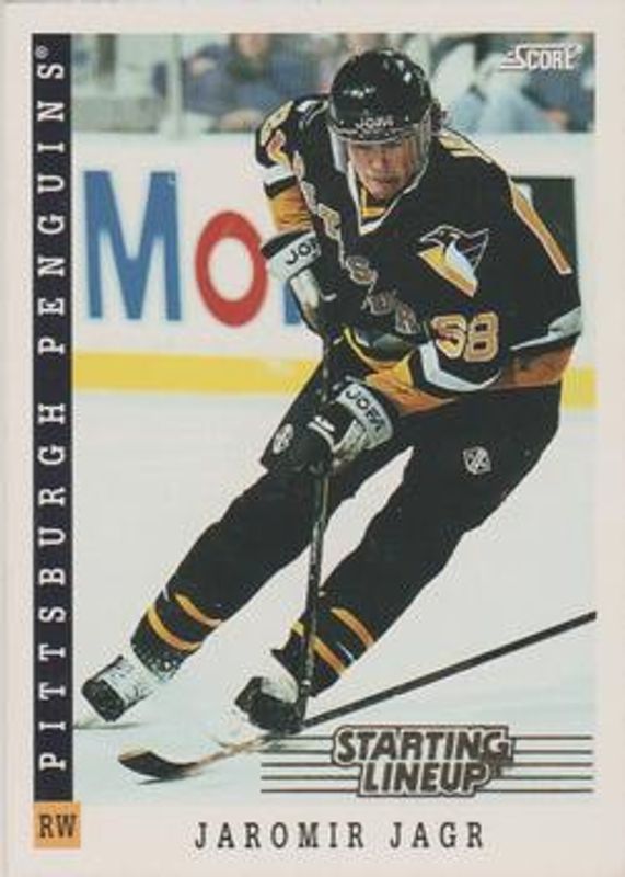Jaromir Jagr 1994 Score Starting Lineup #510073 Base RAW