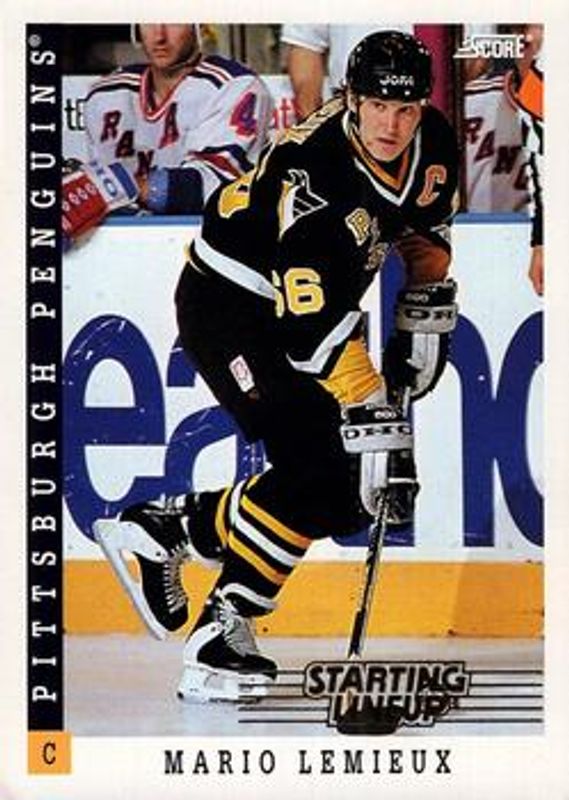 Mario Lemieux 1994 Score Starting Lineup #510076 Base RAW
