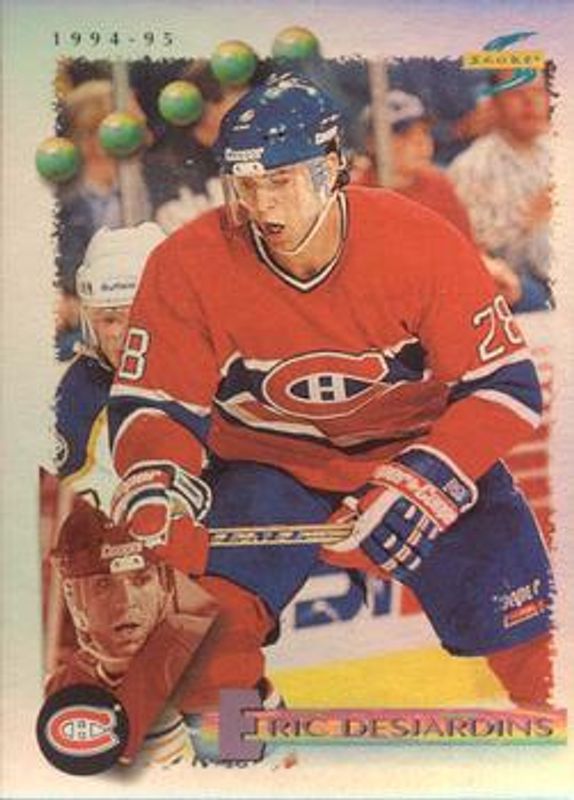 Eric Desjardins 1994 Score #110 Platinum RAW