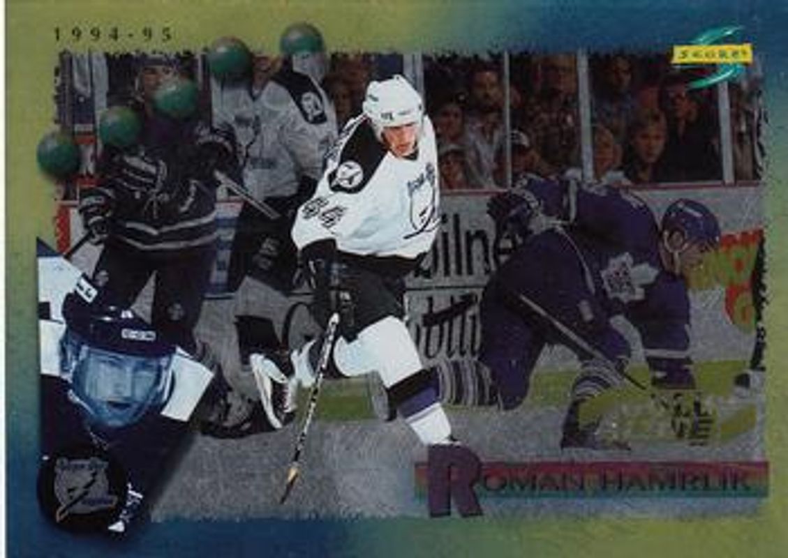 Roman Hamrlik 1994 Score #48 Gold Line RAW