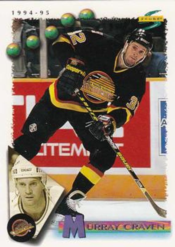 Murray Craven 1994 Score #109 Base RAW