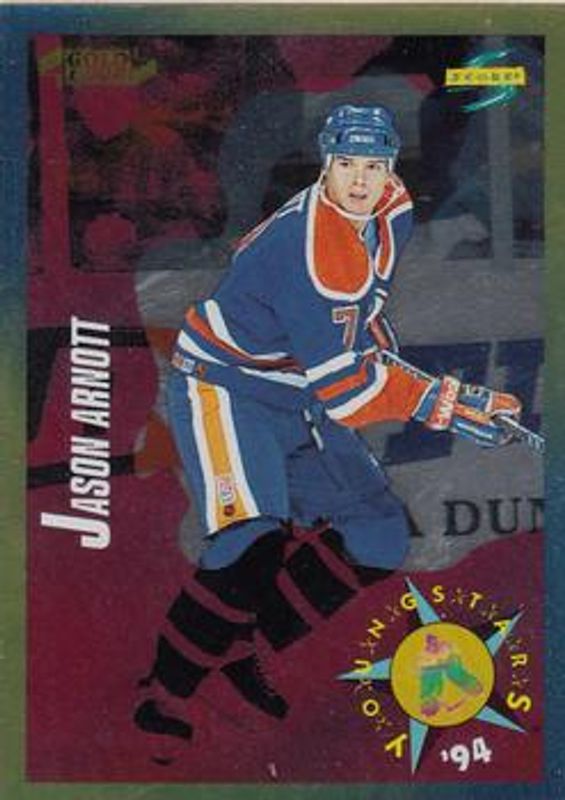 Jason Arnott 1994 Score #254 Gold Line RAW