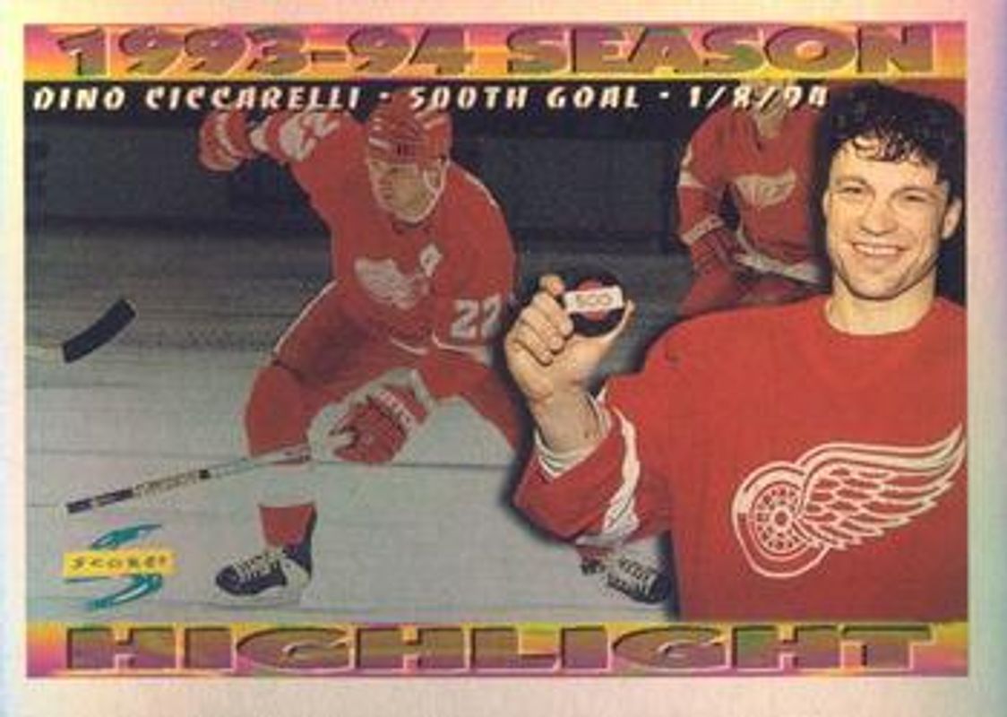 Dino Ciccarelli 1994 Score #243 Platinum RAW