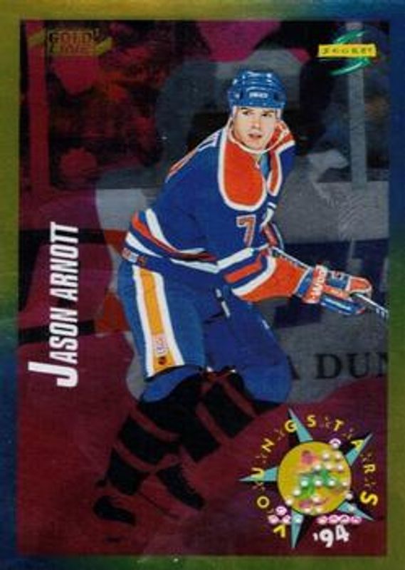Jason Arnott 1994 Score #254 Gold Line - Punched RAW