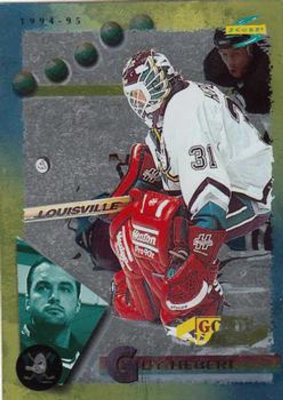Guy Hebert 1994 Score #42 Gold Line RAW