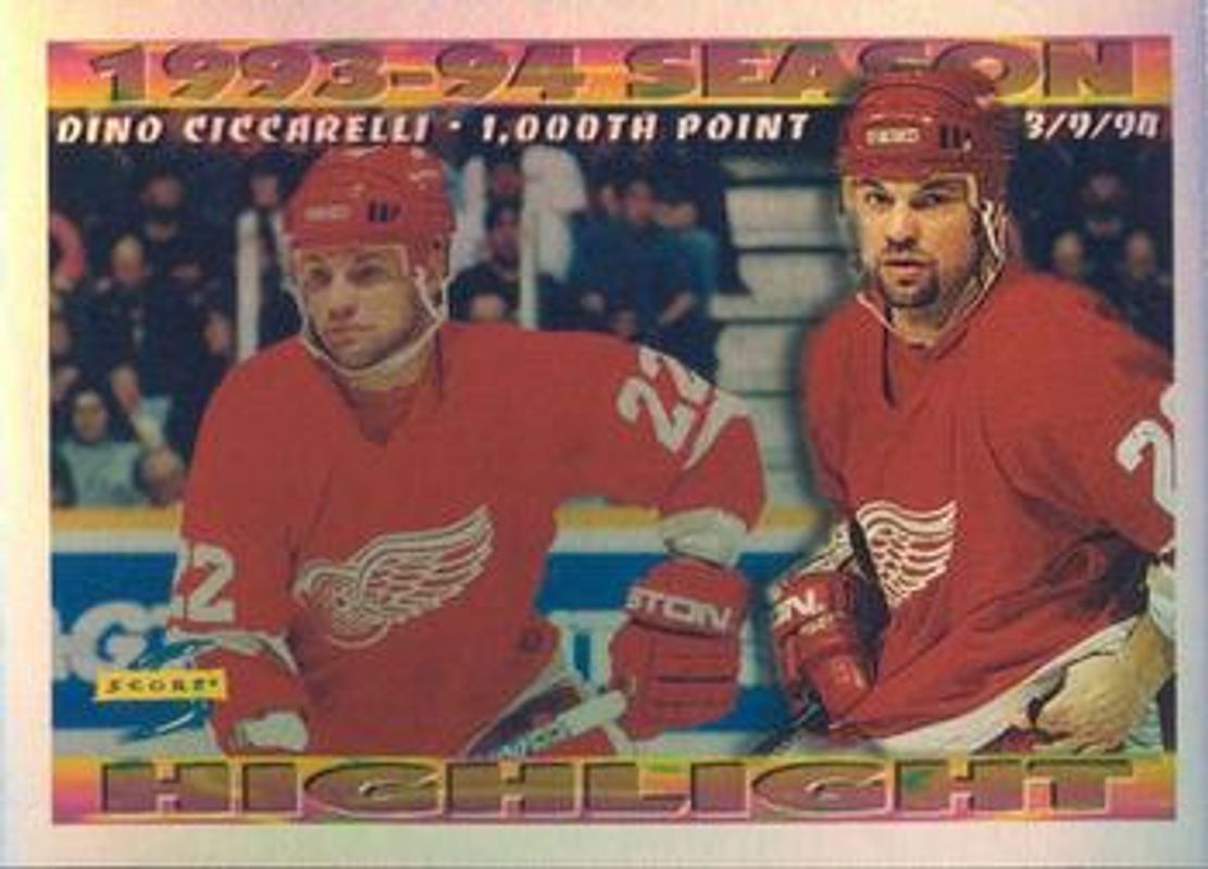 Dino Ciccarelli 1994 Score #246 Platinum RAW