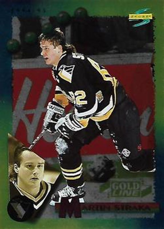 Martin Straka 1994 Score #82 Gold Line RAW