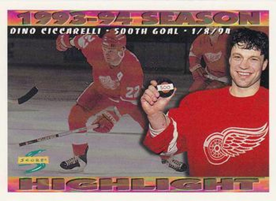 Dino Ciccarelli 1994 Score #243 Base RAW