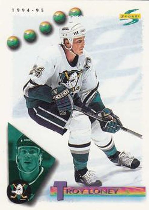 Troy Loney 1994 Score #67 Base RAW