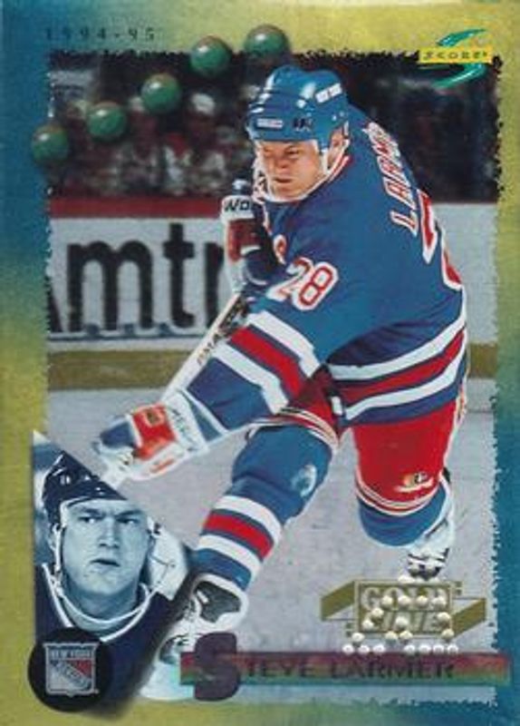 Steve Larmer 1994 Score #40 Gold Line - Punched RAW