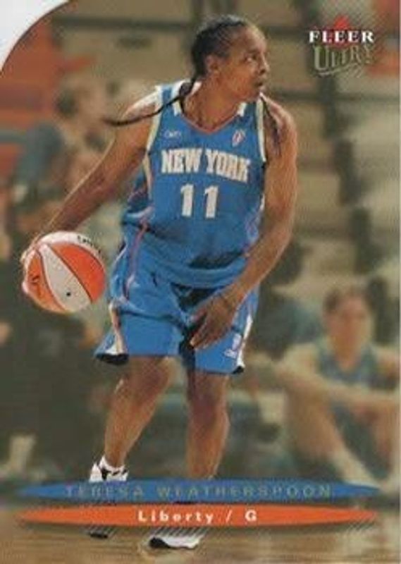 Teresa Weatherspoon 2003 Fleer Ultra WNBA #81 Gold Medallion /25 RAW