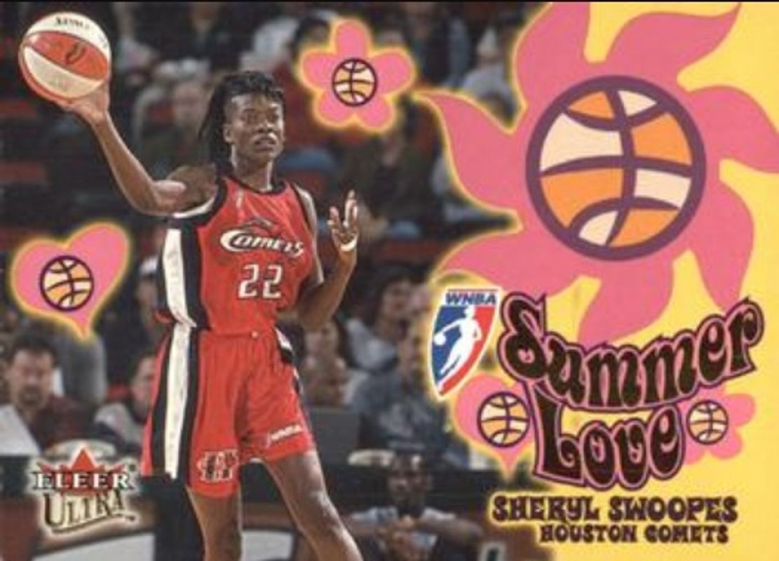 Sheryl Swoopes 2002 Fleer Ultra WNBA #1-SL Summer of Love RAW