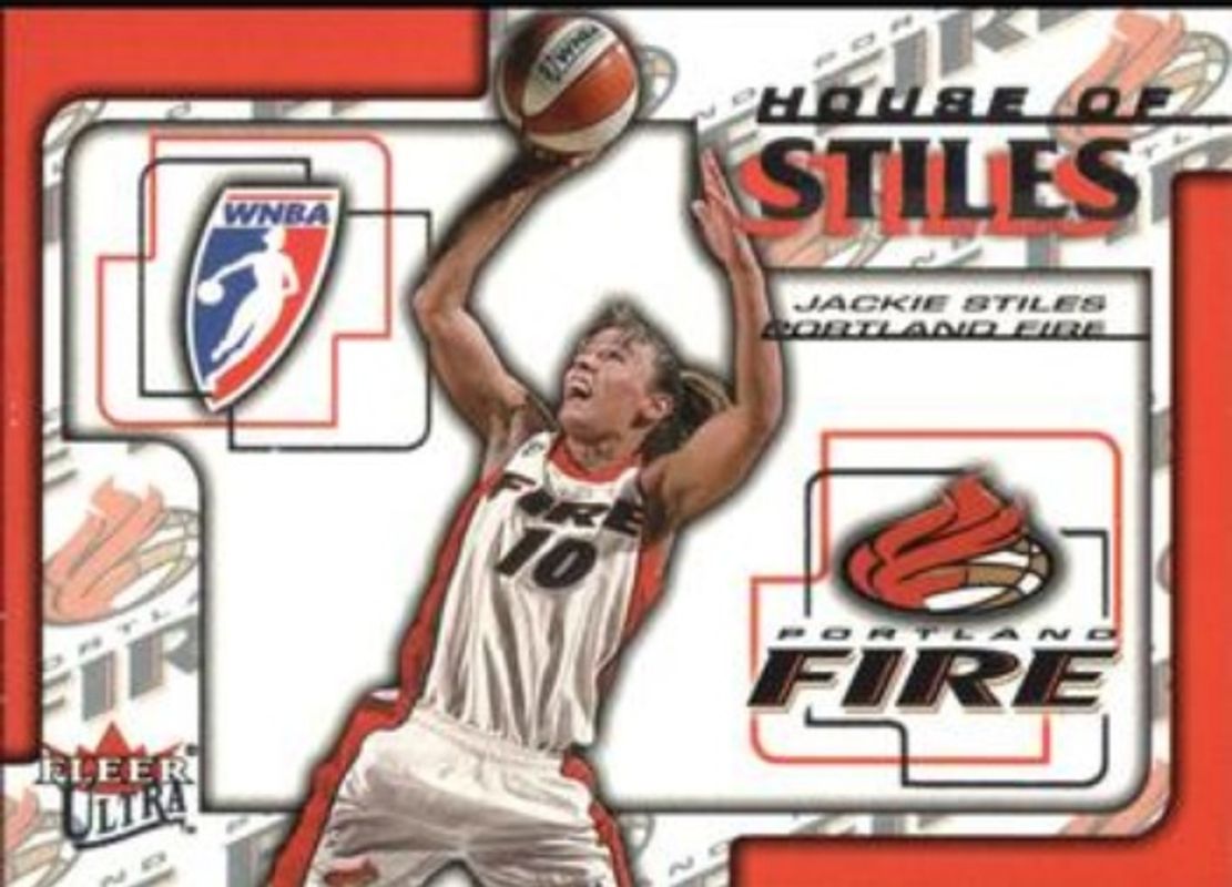 Jackie Stiles 2002 Fleer Ultra WNBA #3-HS House of Stiles /50 RAW