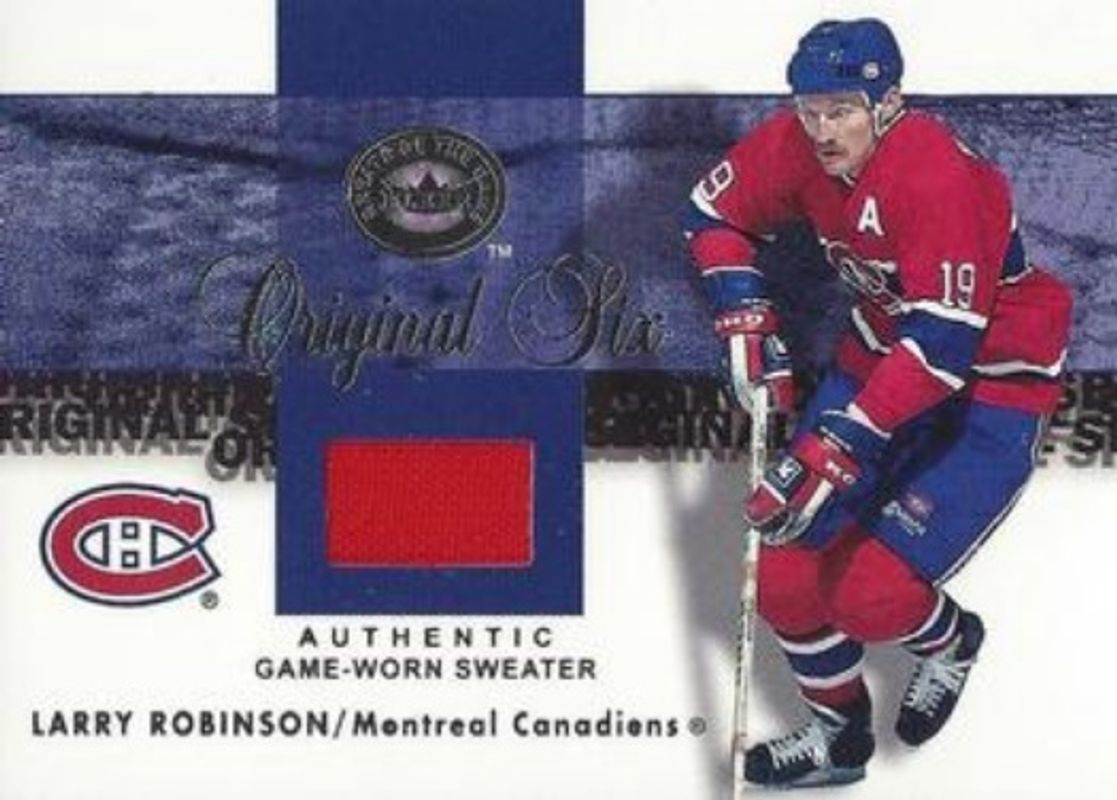 Larry Robinson 2001 Fleer Greats of the Game Jerseys RAW
