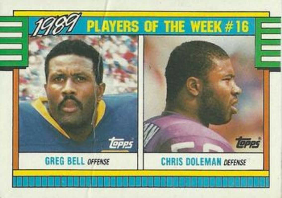 1990 Topps #P Wax Box Bottom Panels Singles