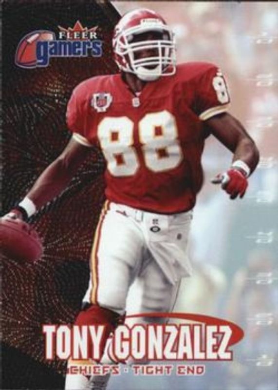 Tony Gonzalez 2000 Fleer Gamers #96 Base RAW