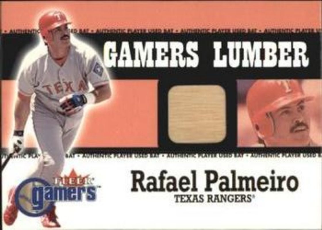 Rafael Palmeiro 2000 Fleer Gamers Gamers Lumber RAW