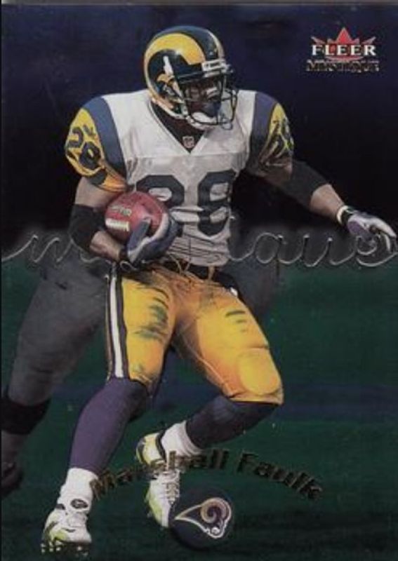 Marshall Faulk 2000 Fleer Mystique #78 Base /2000 RAW