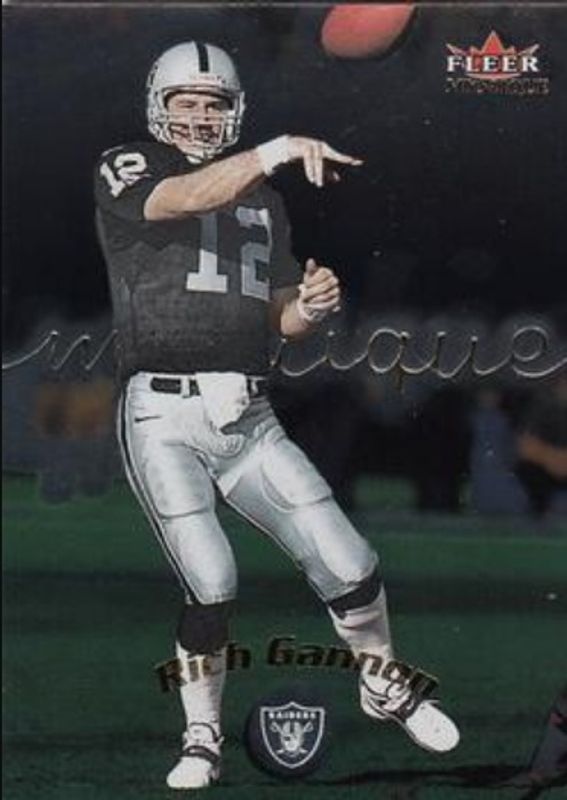 Rich Gannon 2000 Fleer Mystique #29 Base /2000 RAW