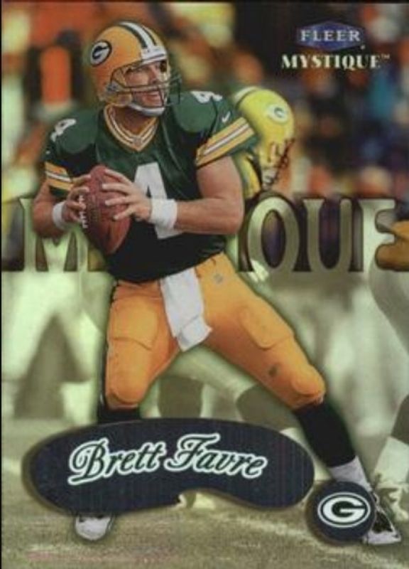 Brett Favre 1999 Fleer Mystique #10 Base /2999 RAW