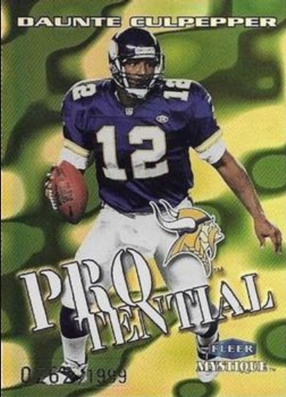 Daunte Culpepper 1999 Fleer Mystique #5-PT Protential /1999 Rookie RAW