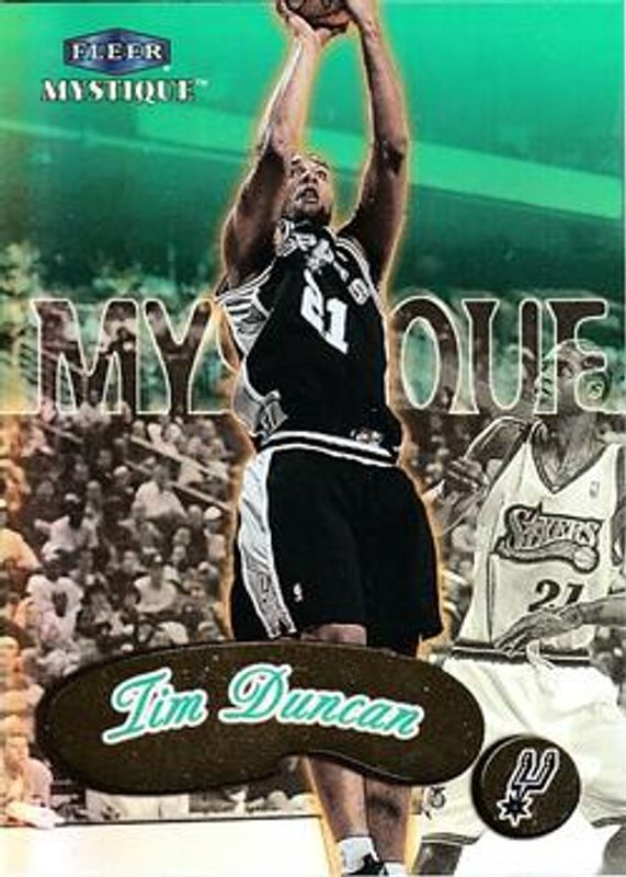 Tim Duncan 1999 Fleer Mystique #73 Gold RAW