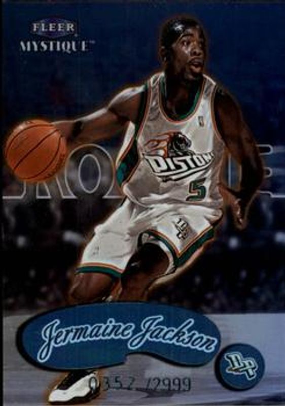 Jermaine Jackson 1999 Fleer Mystique #136 Base /2999 Rookie RAW