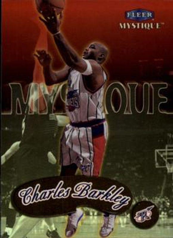Charles Barkley 1999 Fleer Mystique #79 Gold RAW