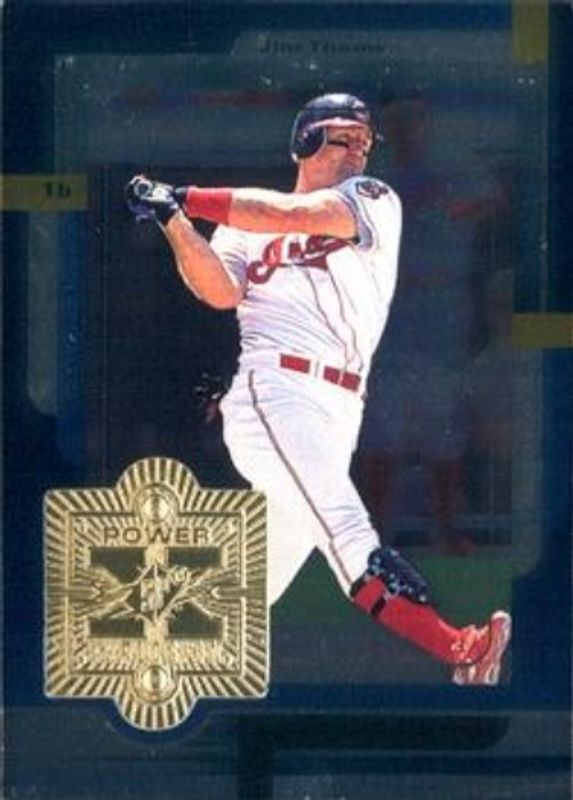 Jim Thome 1999 SPx #PE11 Power Explosion RAW