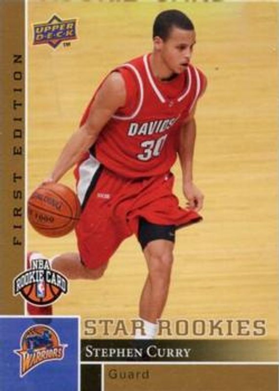 Stephen Curry 2009 Upper Deck First Edition #196 Gold Price Guide