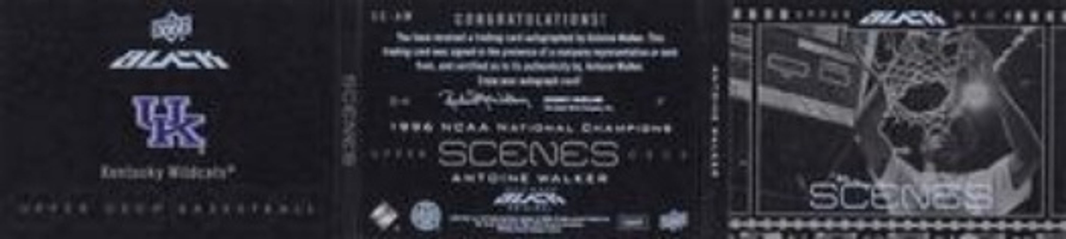 2013 Upper Deck Black #SC-AW Scenes Booklet Signatures /35