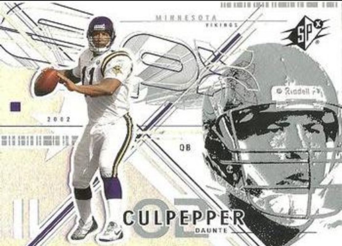 Daunte Culpepper 2002 SPx #68 Base Rookie /1500 RAW