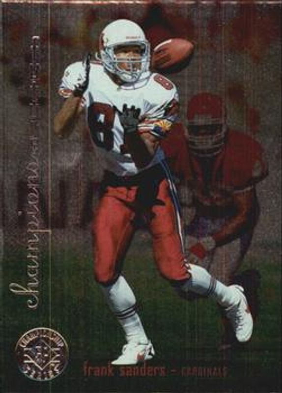 Frank Sanders 1995 SP Championship #1 Base Rookie RAW
