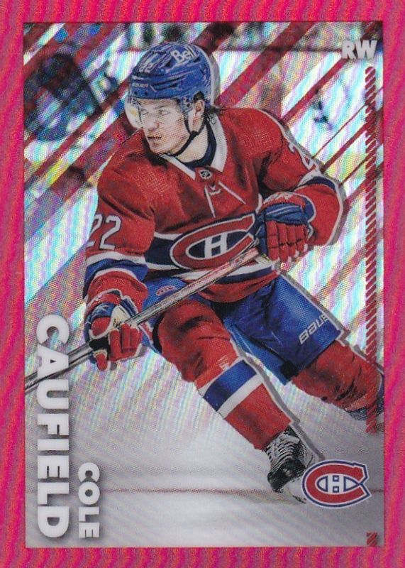 2022 Topps Chrome NHL Sticker Collection #261 Red Refractor /5