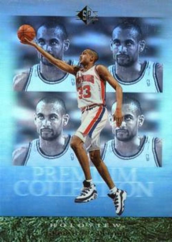 Grant Hill 1995 SP #10 Premium Collection Holoview RAW