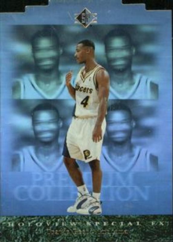 Travis Best 1995 SP #15 Premium Collection Holoview - Special F/X Rookie RAW