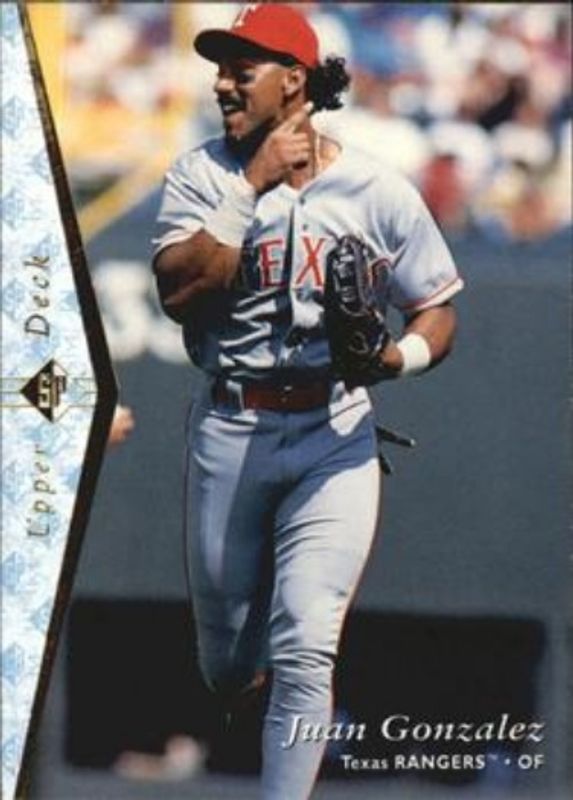 Juan Gonzalez 1995 SP #195 Superbafoil RAW