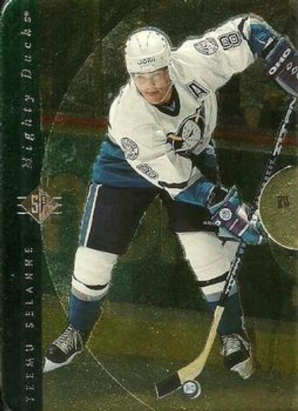 Teemu Selanne 1996 SP Inside Info - Gold RAW