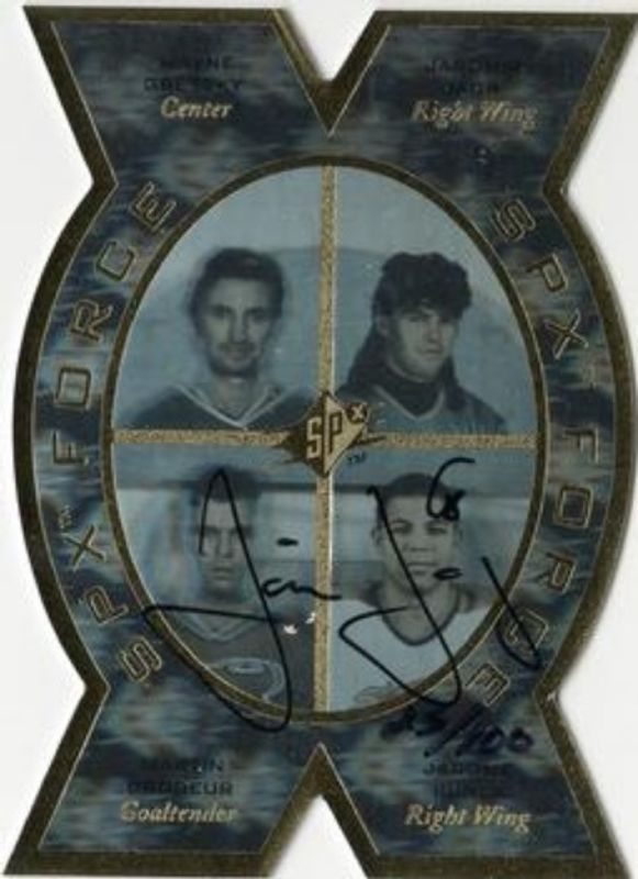 1996 SP #SPX2S SPx Force Autographs /100