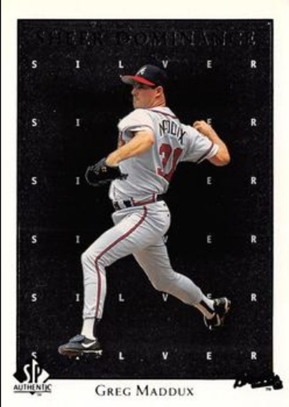 Greg Maddux 1998 SP Authentic #SD31 Sheer Dominance - Silver RAW