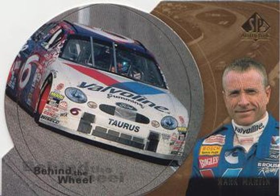 1998 SP Authentic #BW3 Behind the Wheel Die-Cut /100