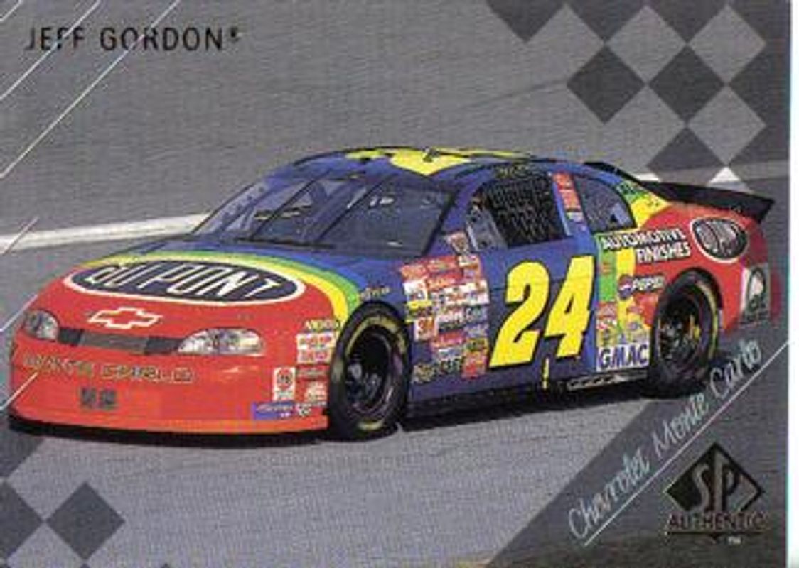 Jeff Gordon 1998 SP Authentic #58 Base RAW