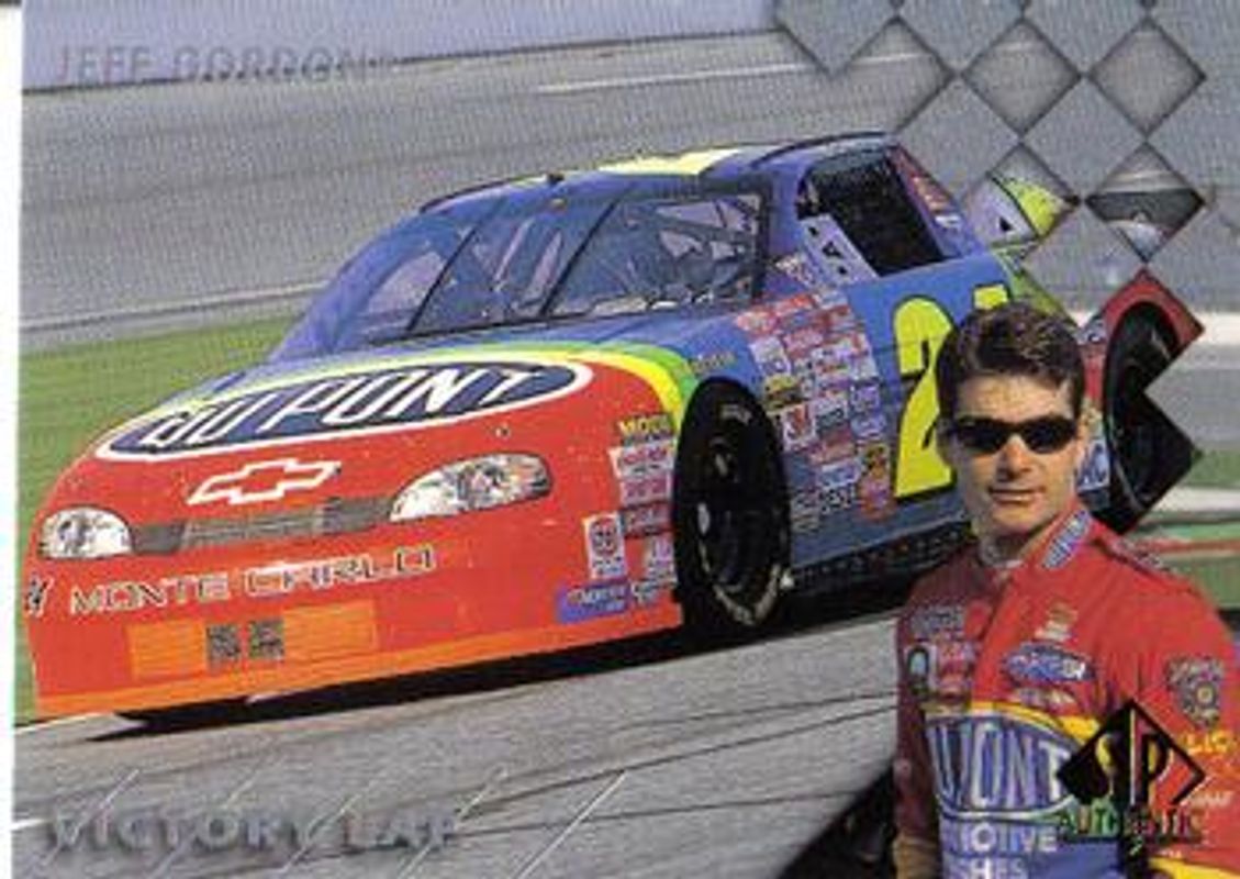 Jeff Gordon 1998 SP Authentic #72 Base RAW