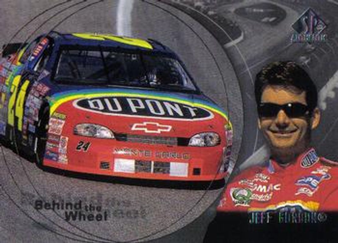 Jeff Gordon 1998 SP Authentic #BW1 Behind the Wheel RAW